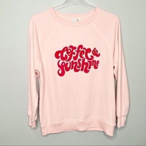 Wildfox Coffee and Sunshine Oversized Sweatshirt
